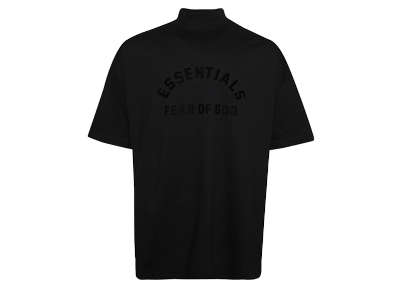 Fear of God Essentials T-shirt Jet Black 男士- SS23 - TW