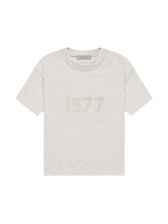 Pre-owned Fear Of God Essentials Women's 1977 T-shirt Light Oatmeal