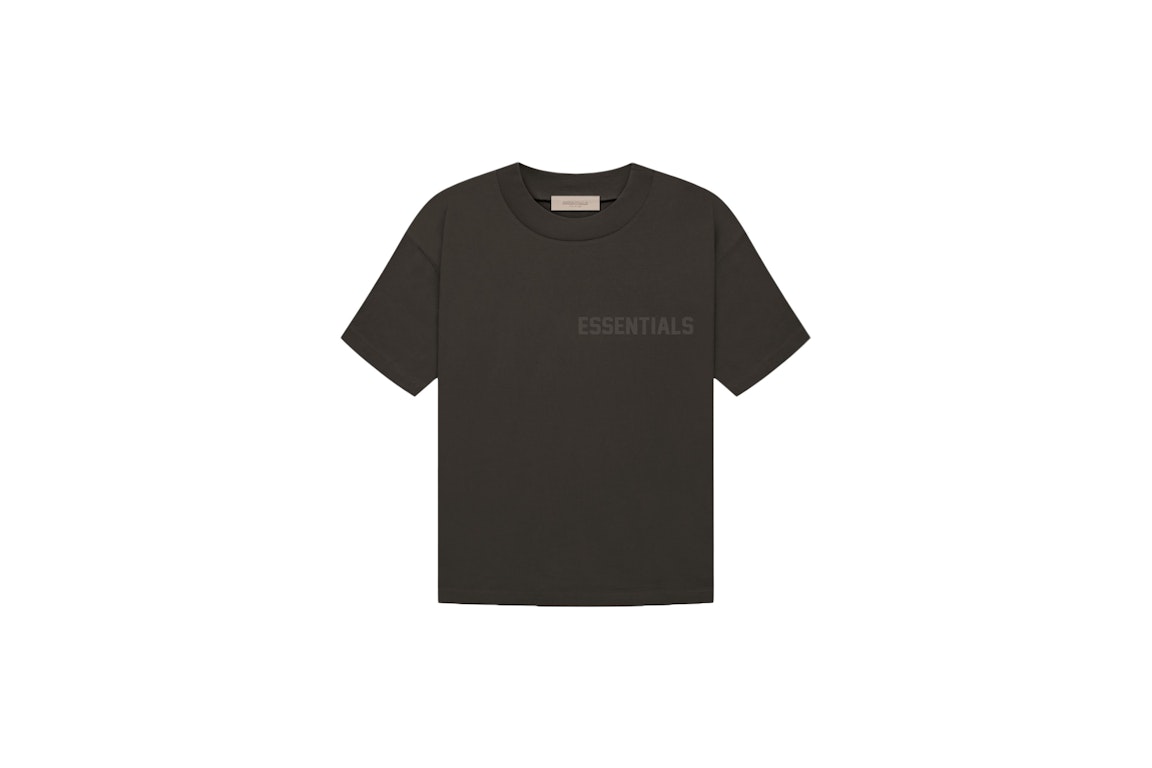 Pre-owned Fear Of God Essentials T-shirt Off Black