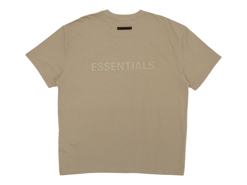 Pre-owned Fear Of God Men's Essentials T-shirt In Pistachio In Green