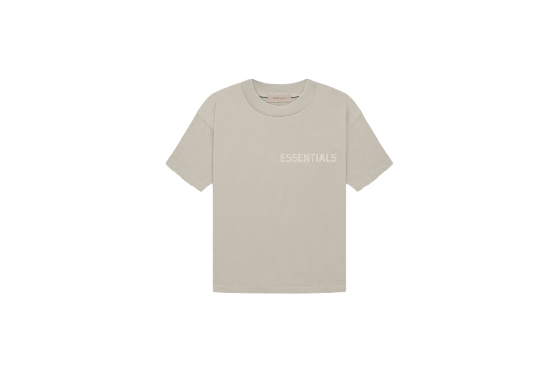 Pre-owned Fear Of God Essentials T-shirt Smoke