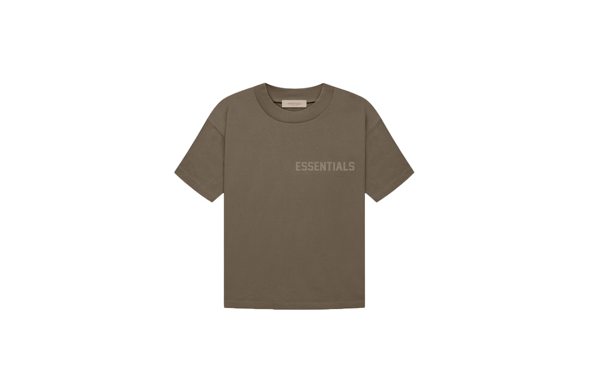Pre-owned Fear Of God Essentials T-shirt Wood
