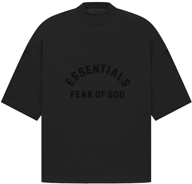 Fear of God Essentials Arch Logo Hoodie Jet Black