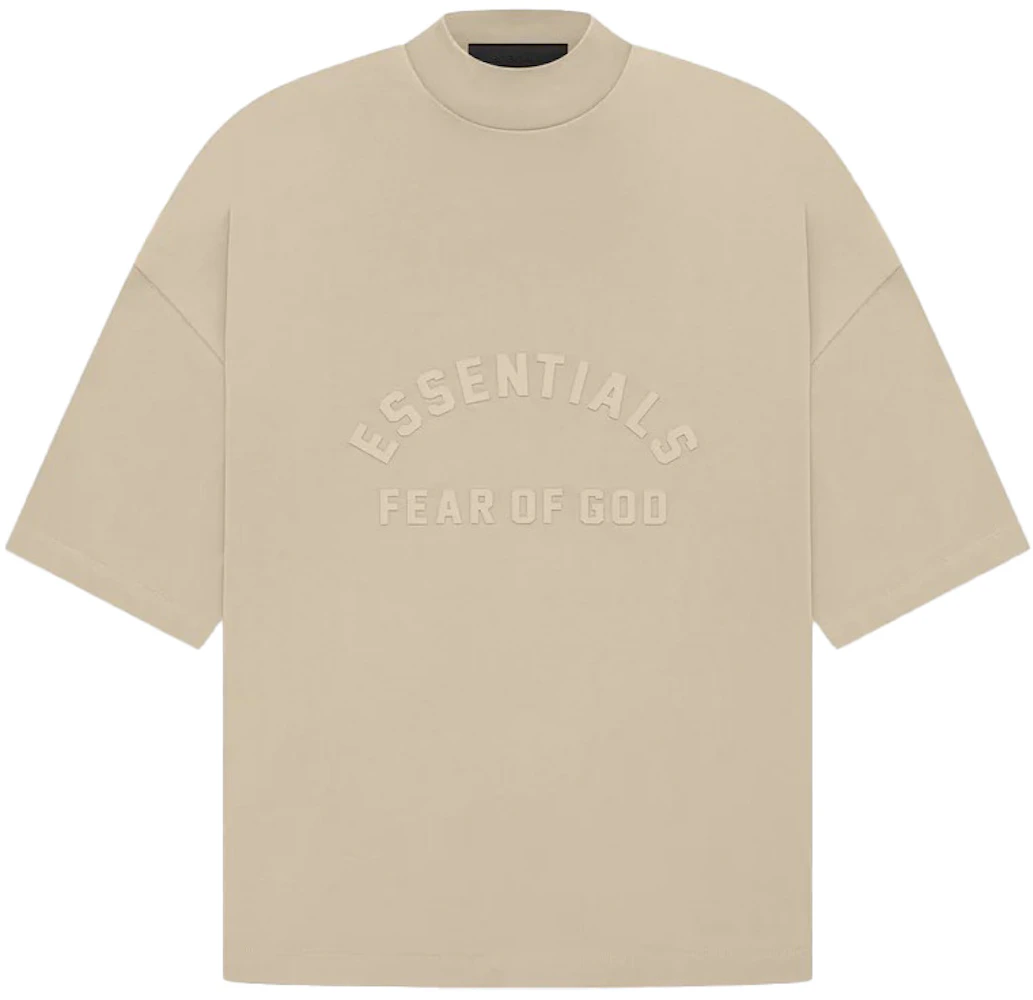 Camiseta Fear of God Essentials en marrón topo - SS21 - ES