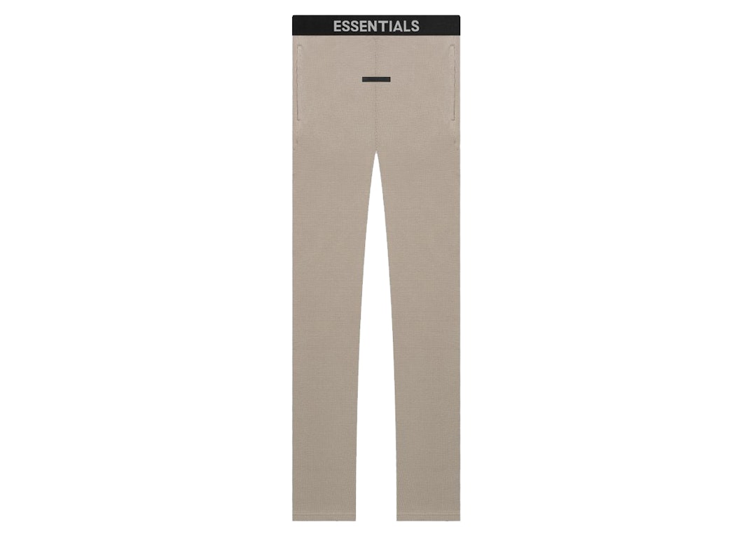 Pre-owned Fear Of God Essentials Thermal Pant Tan