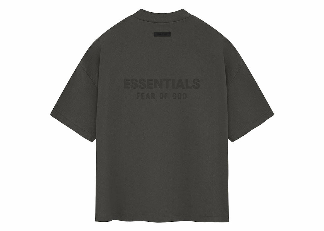 Pre-owned Fear Of God Essentials V-neck Tee Ink