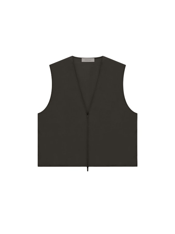 Pre-owned Fear Of God Essentials Vest Off Black