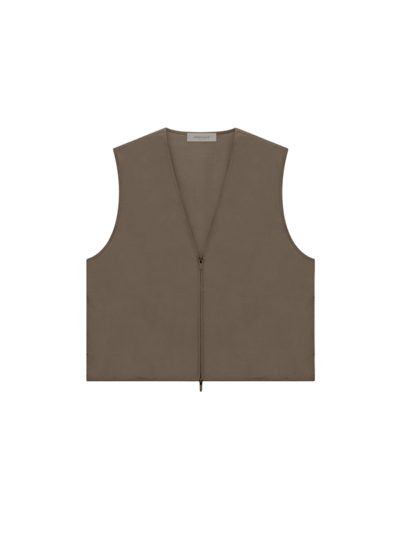 Pre-owned Fear Of God Essentials Vest Wood