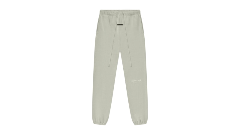 Pre-owned Fear Of God Men's Essentials Vintage Fleece Sweatpant In Abbey Stone In Gray