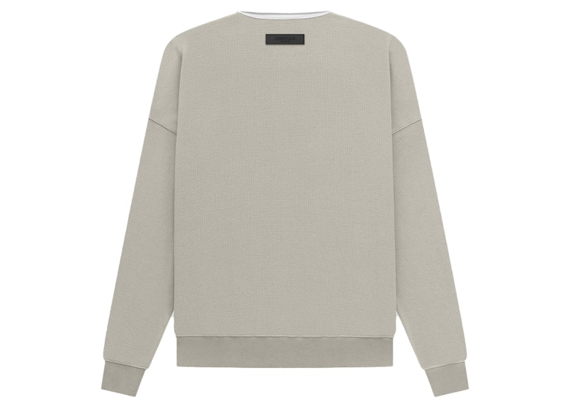 Fear of God Essentials Waffle Henley Rugby Seal Men's - SS23