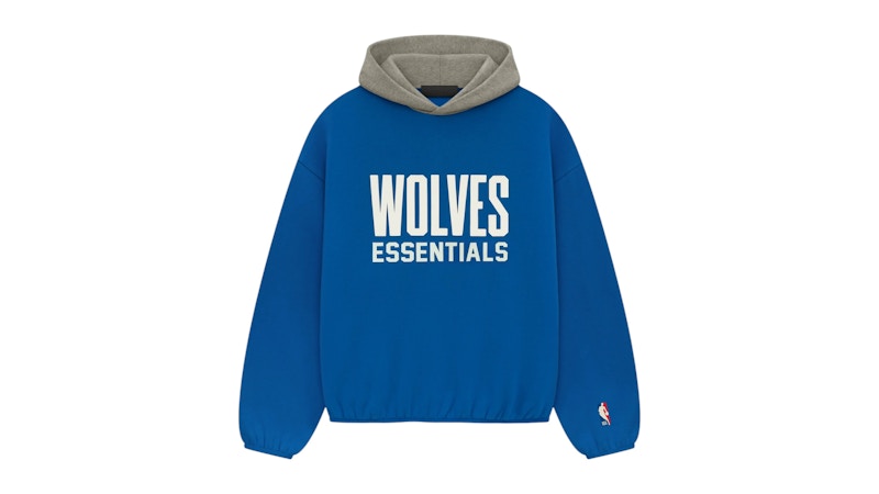 【関税込】FOG ESSENTIALS エッセンシャルズ◆Wolves パーカー Fear of God Essentials Wolves Hoodie Blue Men's - SS25 - US