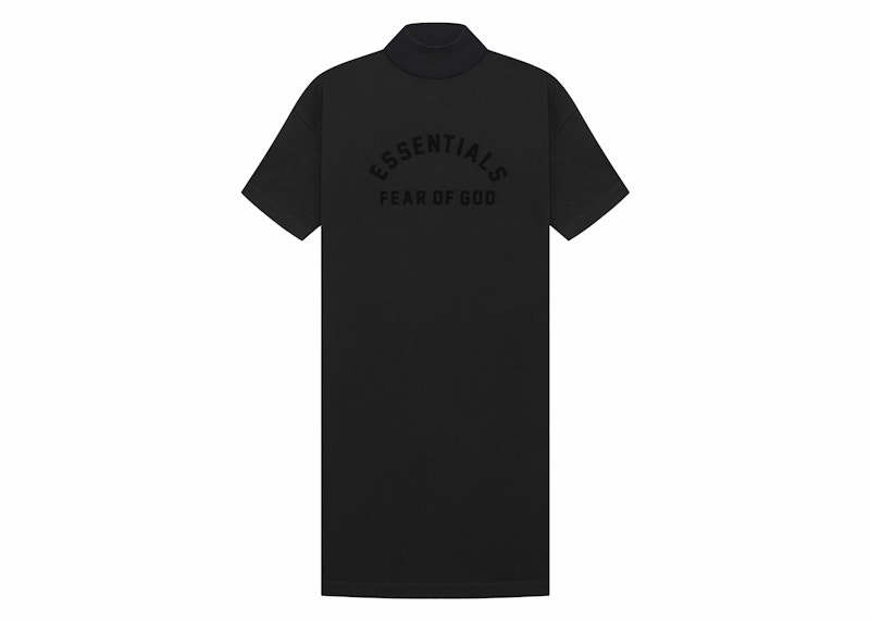 Fear of God Essentials Women's 3/4 Sleeve Dress Black - FW23