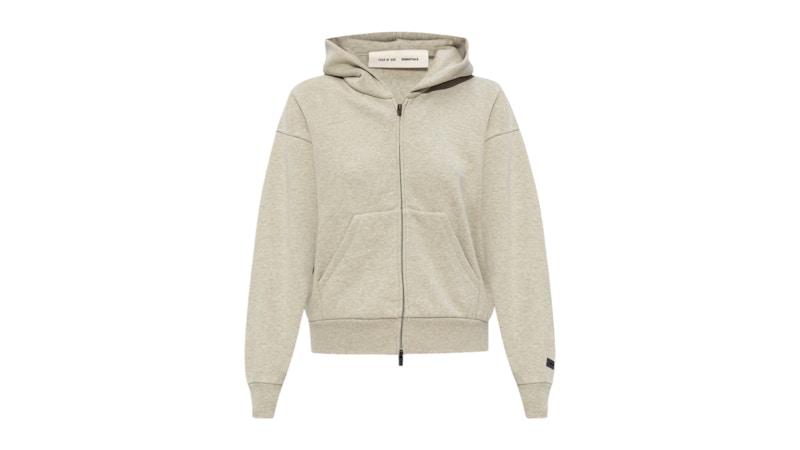 Fear of God Essentials Women's Classic Fleece Zip Up Hoodie