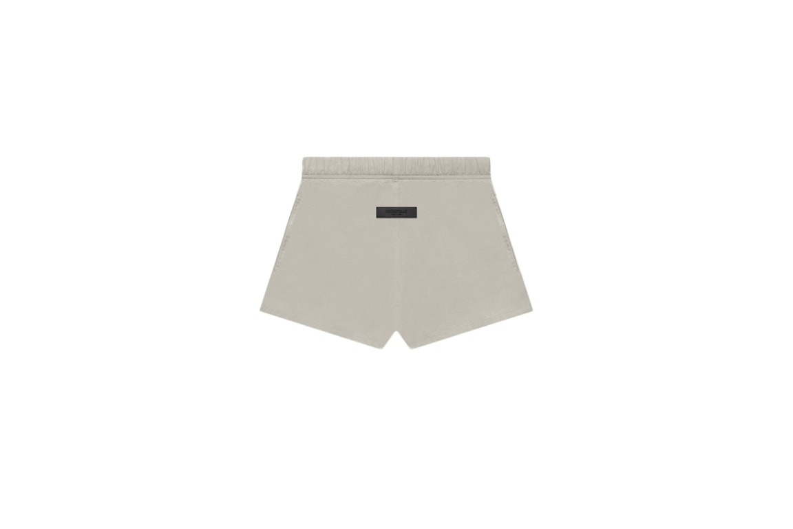Pre-owned Fear Of God Essentials Women's Cotton Running Shorts Smoke