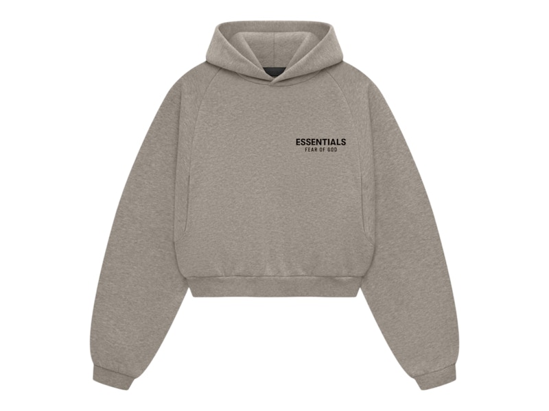 Fleece cropped hoodie on sale