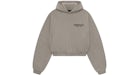 Fear of God Essentials Women's Fleece Cropped Hoodie Heather Gray