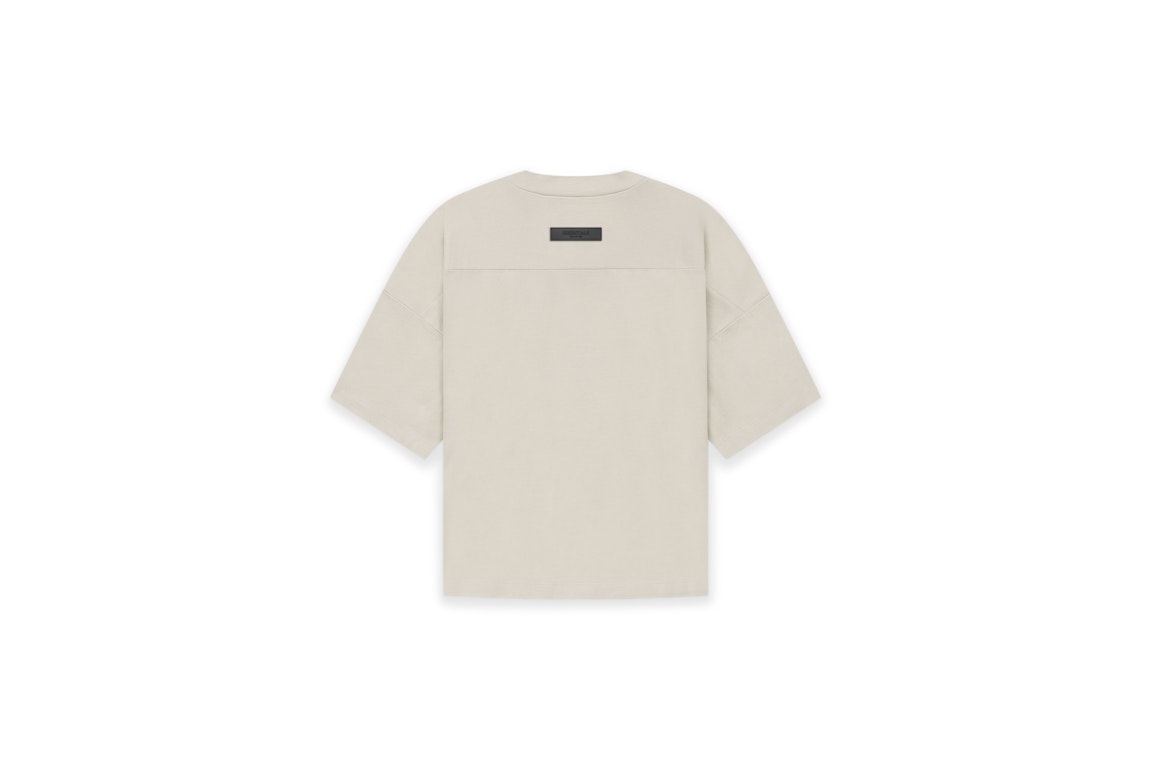 Pre-owned Fear Of God Essentials Women's Football 77 T-shirt Wheat