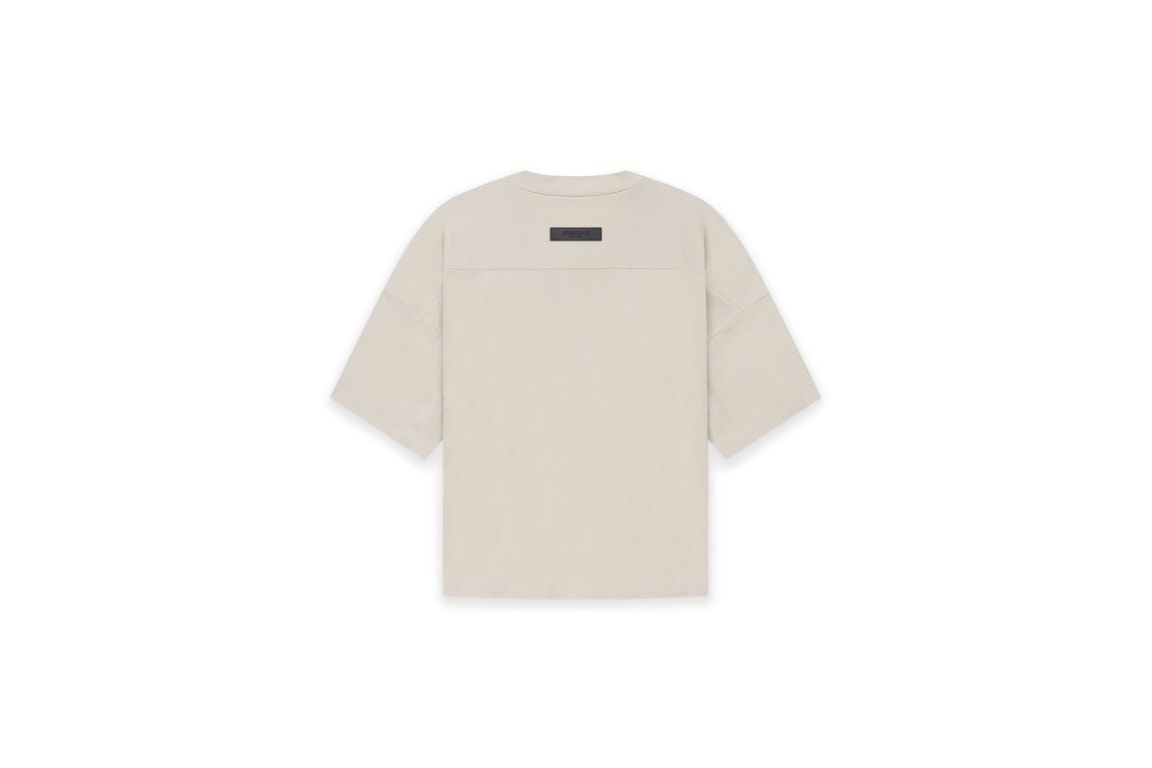 Pre-owned Fear Of God Essentials Women's Football 77 T-shirt Wheat