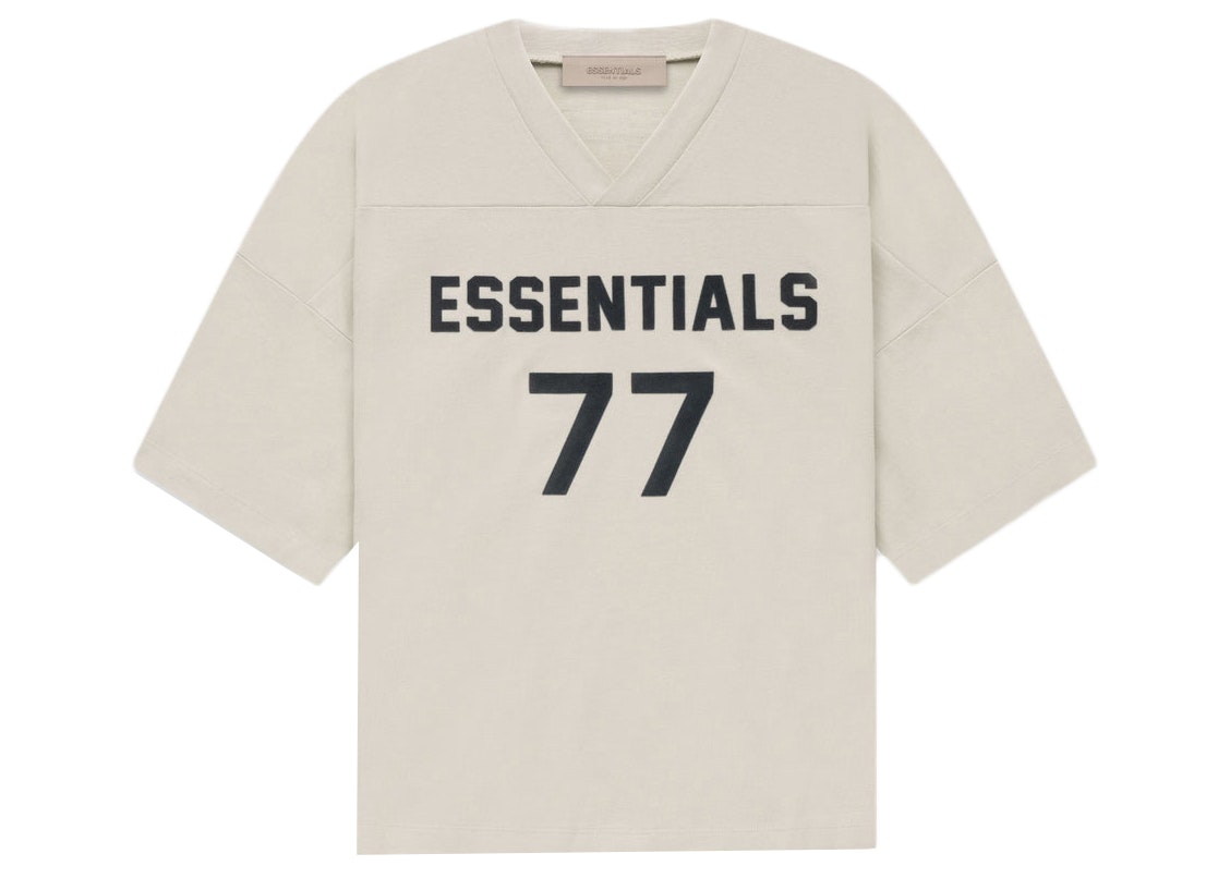 Fear of God Essentials Women's Football 77 T-shirt Wheat SS22 US