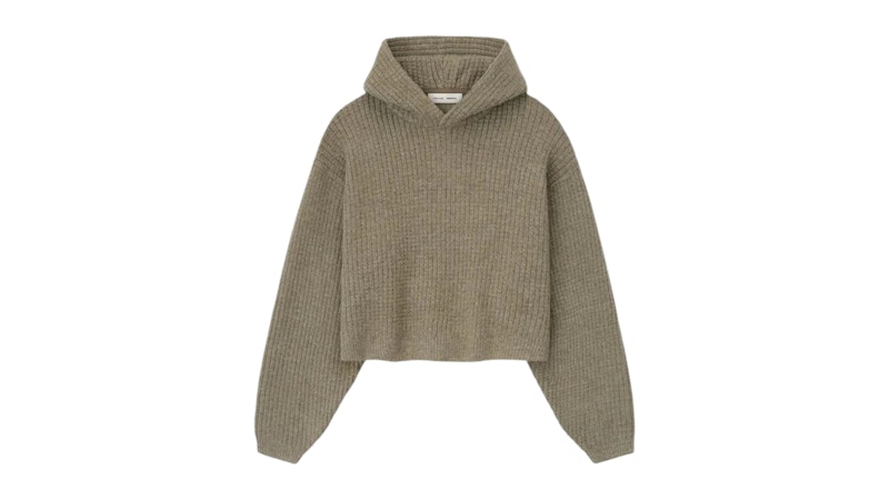 Fear of God Essentials Womens Heavy Waffle 90's Hoodie Homestead