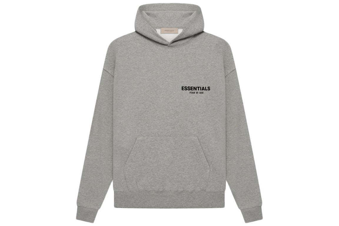 Pre-owned Fear Of God Essentials Women's Hoodie (ss22) Dark Oatmeal