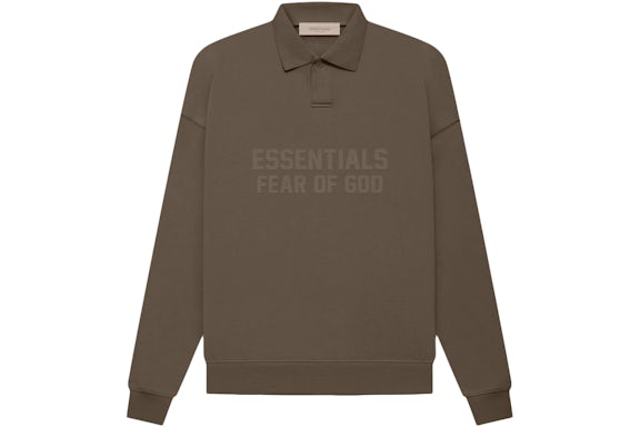 Fear of God Essentials de mujer L/S Polo Wood