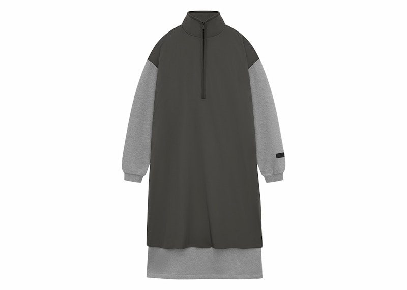 Fear of God Essentials Women s Nylon Fleece Mockneck Sweater Dress