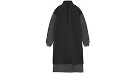 Fear of God Essentials Women's Nylon Fleece Mockneck Sweater Dress Ink/ Jet Black