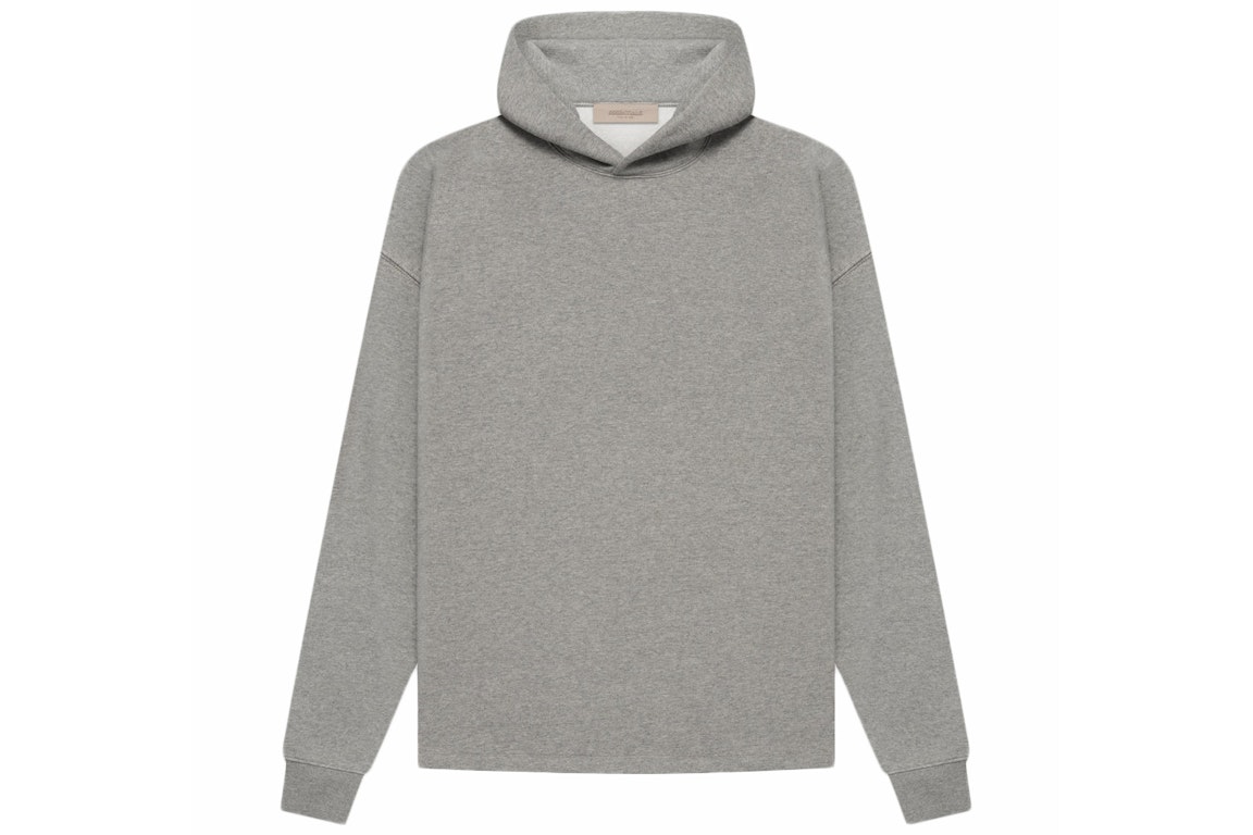 Pre-owned Fear Of God Essentials Women's Relaxed Hoodie (ss22) Dark Oatmeal