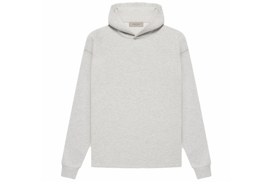 Pre-owned Fear Of God Essentials Women's Relaxed Hoodie (ss22) Light Oatmeal