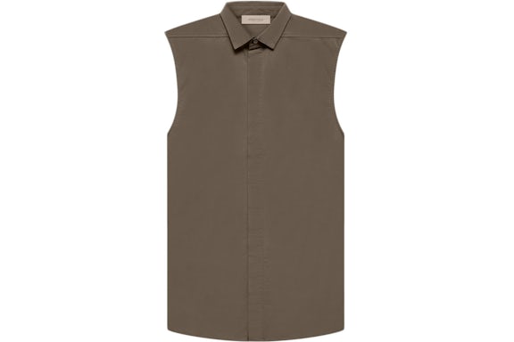 Fear of God Essentials Women's Sleeveless Oxford Wood