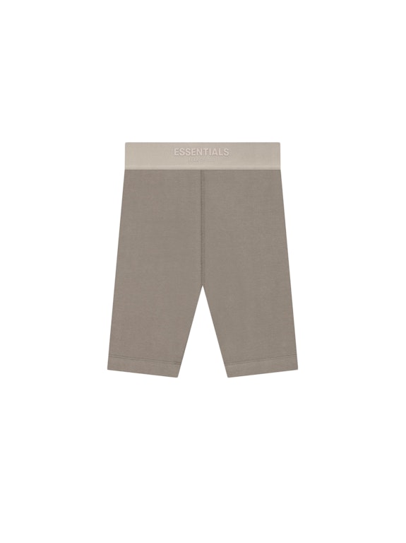 Pre-owned Fear Of God Essentials Women's Sport Short Desert Taupe