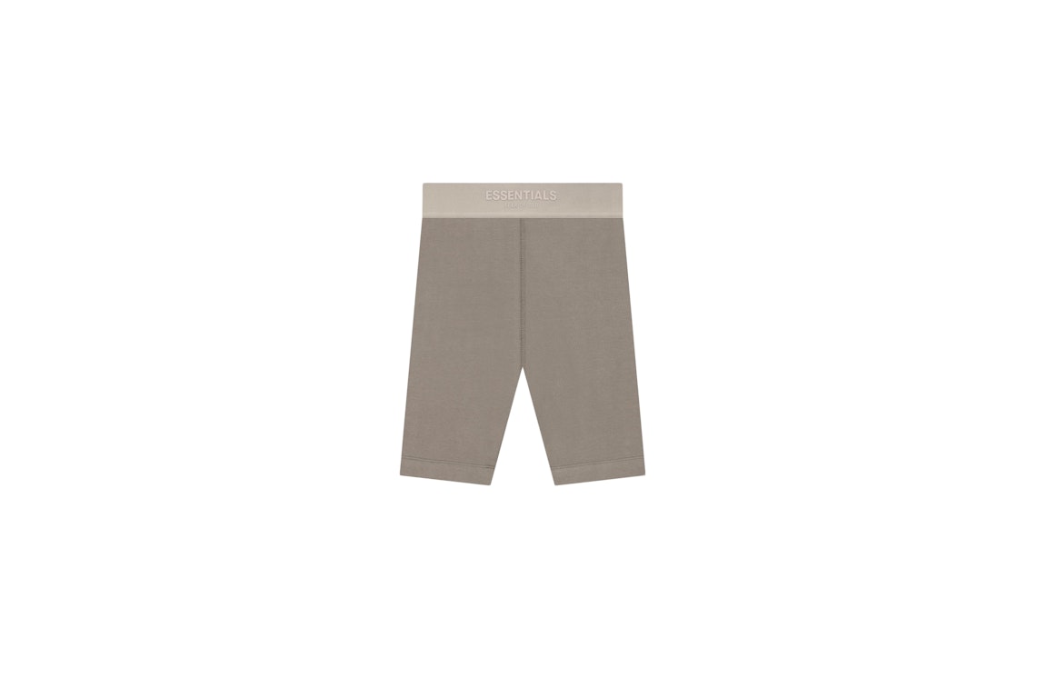 Pre-owned Fear Of God Essentials Women's Sport Short Desert Taupe