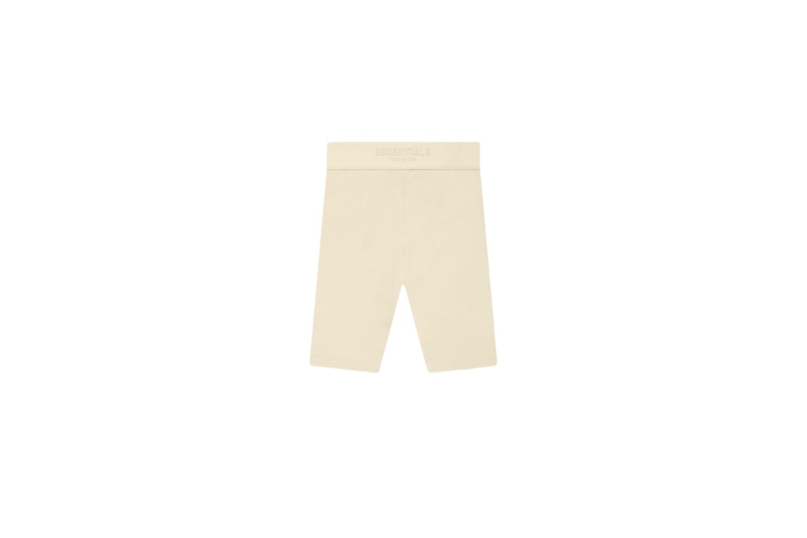 Pre-owned Fear Of God Essentials Women's Sport Shorts Egg Shell