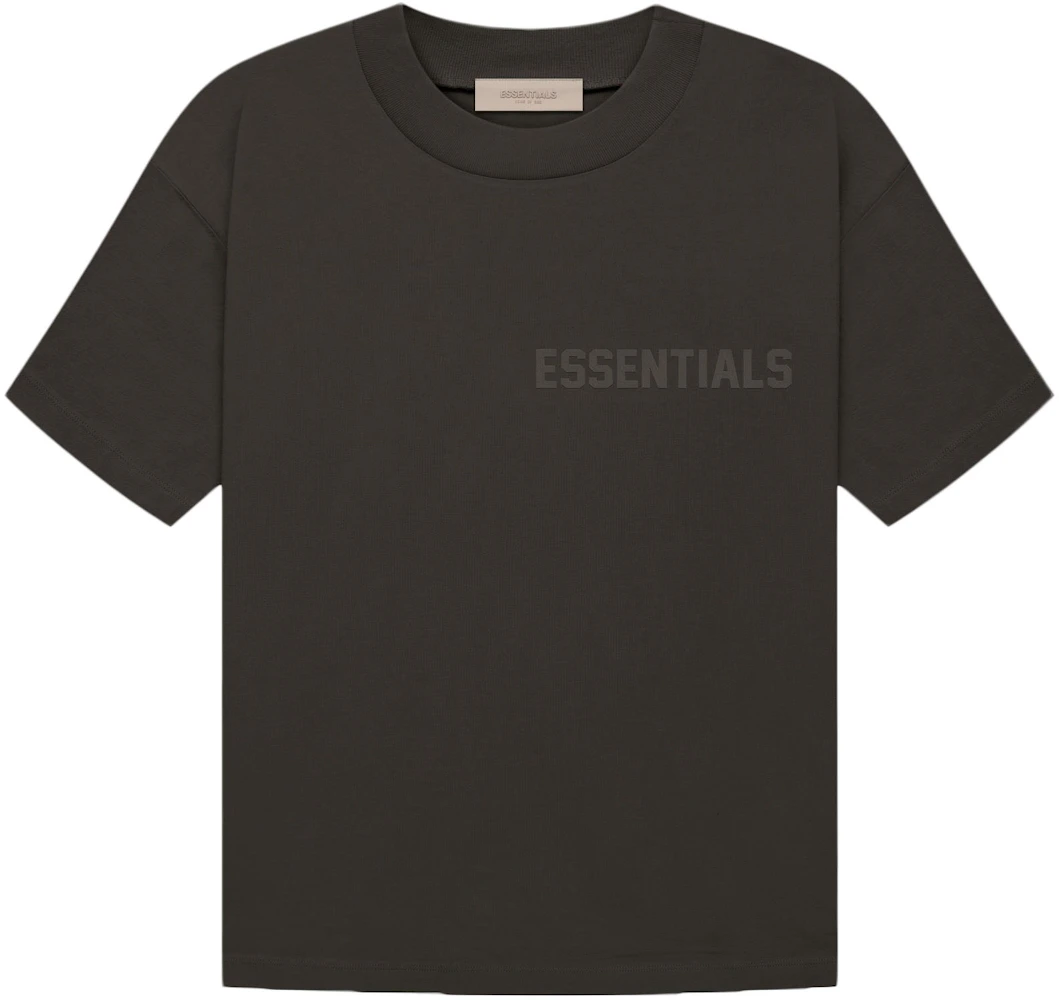 Fear of God Essentials Women's T-shirt Off Black - FW22 - US