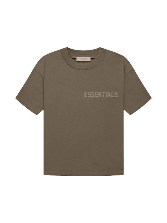 Pre-owned Fear Of God Essentials Women's T-shirt Wood