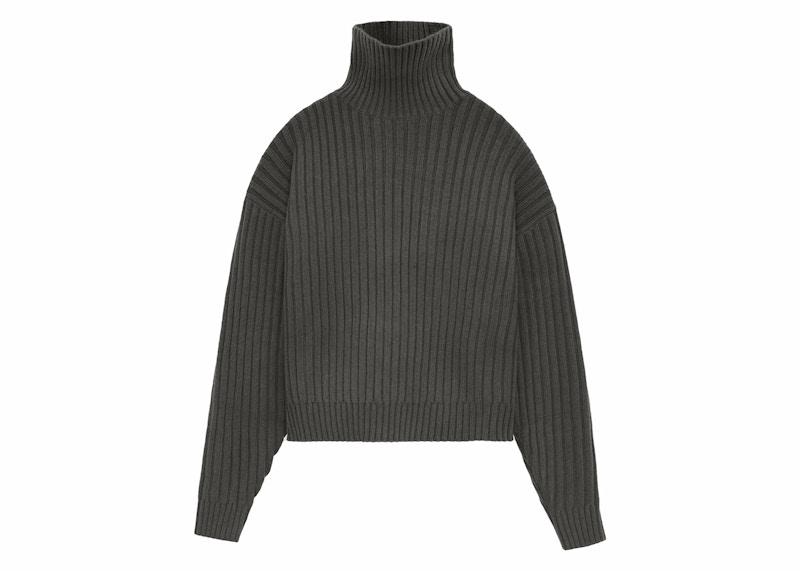 Pre-owned Fear Of God Essentials Women's Turtleneck In Ink