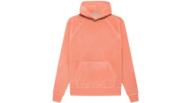 Fear of God Essentials Women's Velour Hoodie Coral