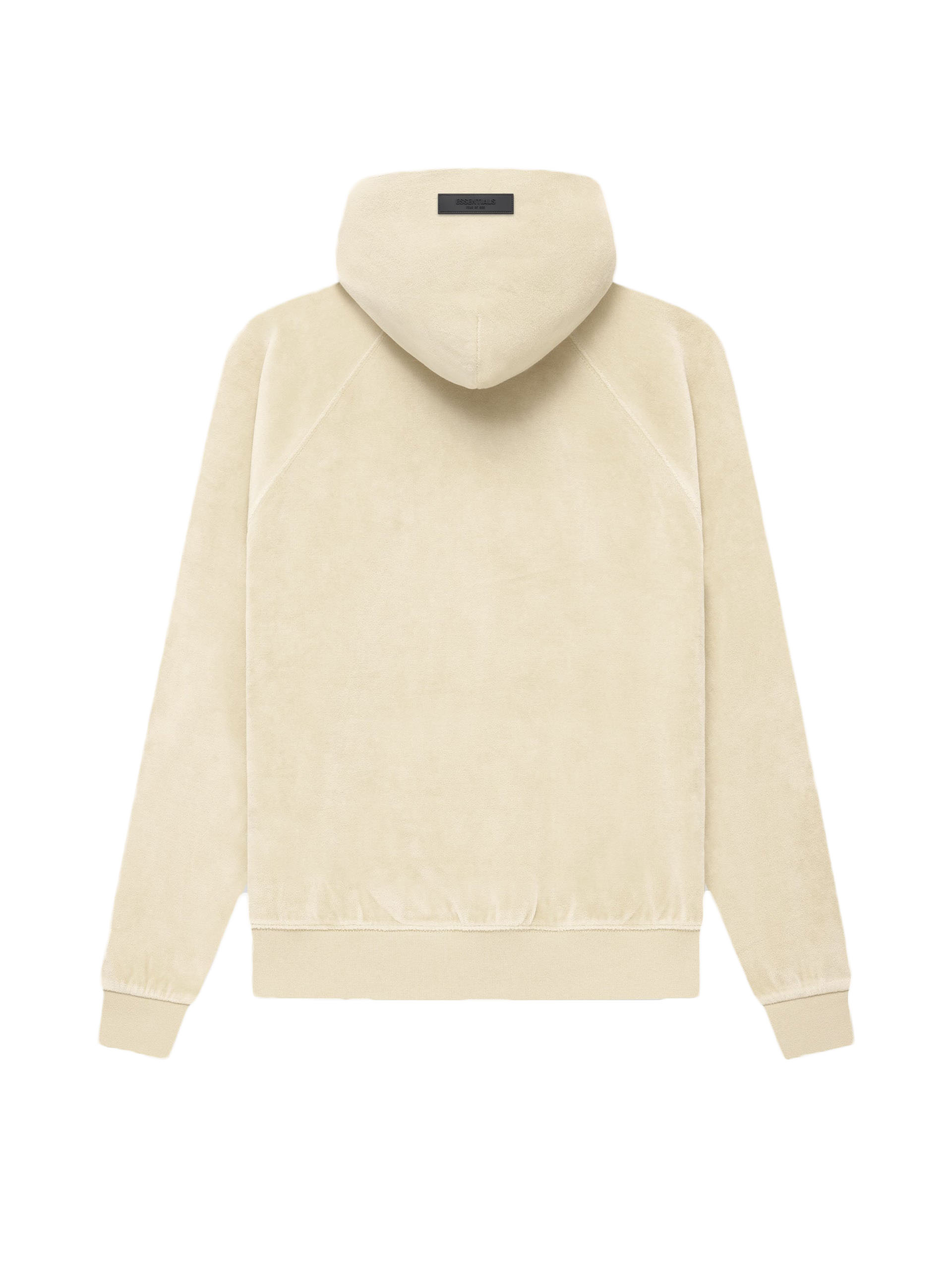 Fear of God Essentials Women's Velour Hoodie Egg Shell - FW22 - US