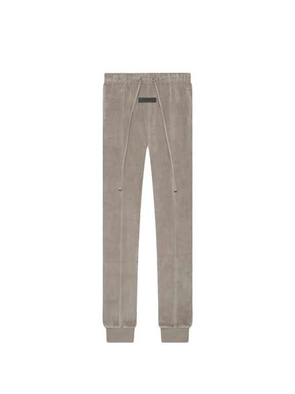 Pre-owned Fear Of God Essentials Women's Velour Pant Desert Taupe