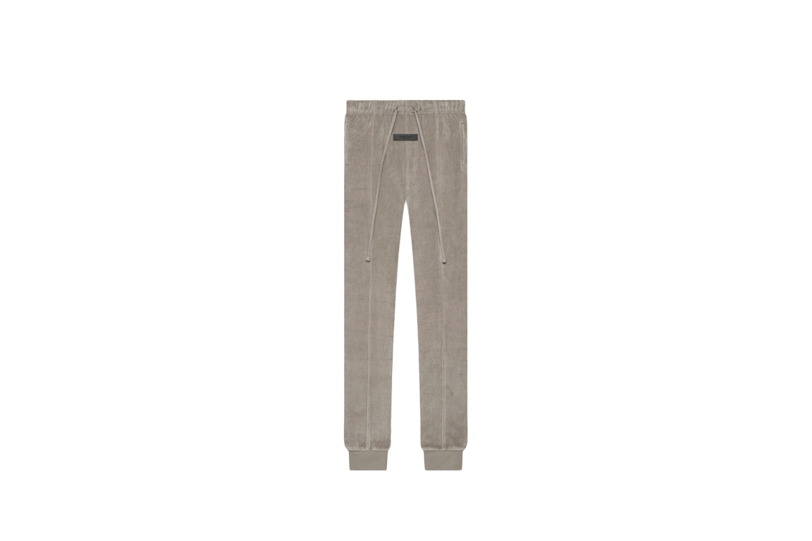 Pre-owned Fear Of God Essentials Women's Velour Pant Desert Taupe