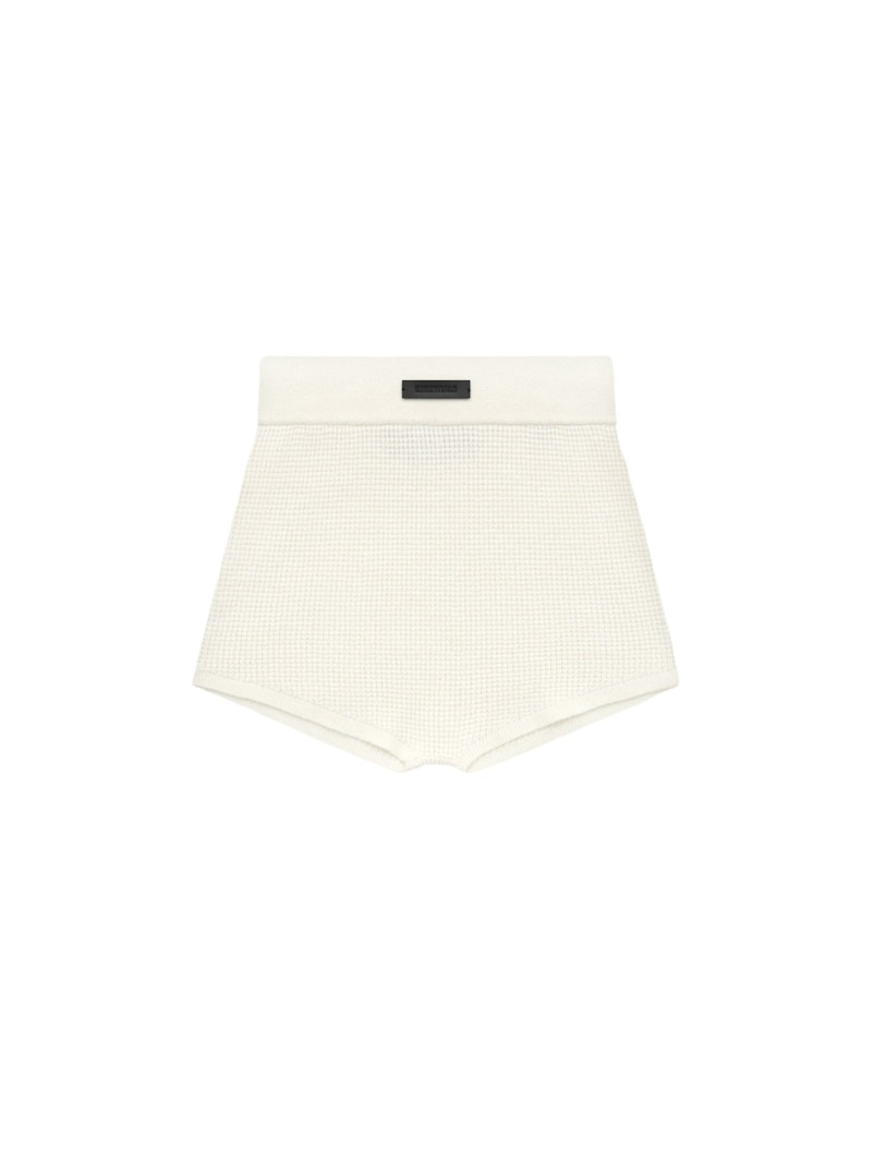 Pre-owned Fear Of God Essentials Womens Waffle Boy Short In Shell
