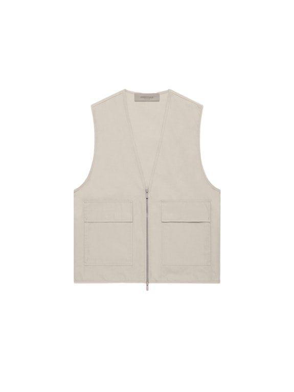 Pre-owned Fear Of God Essentials Work Vest Wheat