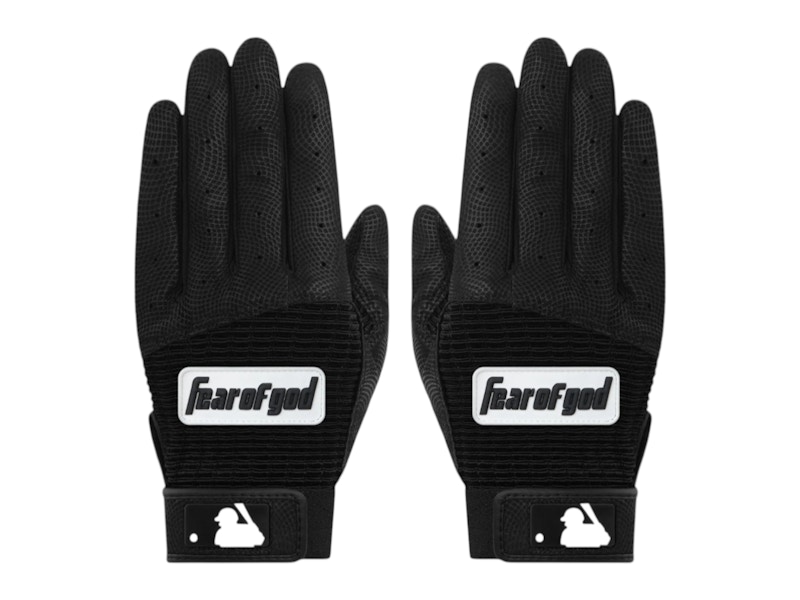 Pre-owned Fear Of God Men's Essentials X Franklin Sports Gloves In Black