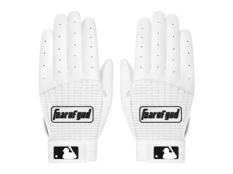 Pre-owned Fear Of God Men's Essentials X Franklin Sports Gloves In White