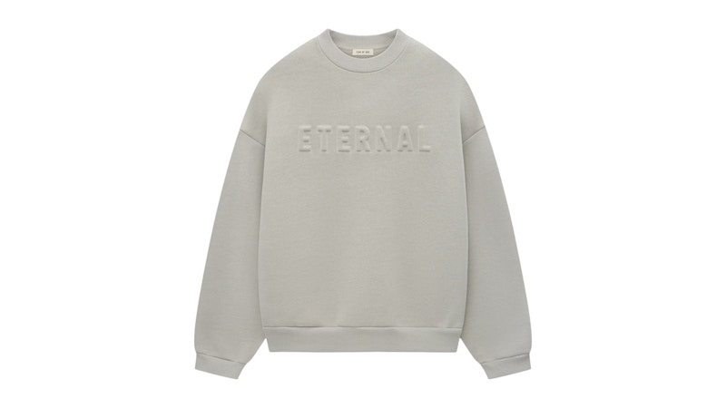Pre-owned Fear Of God Men's Eternal Crewneck Sweatshirt In Dove Grey In Gray
