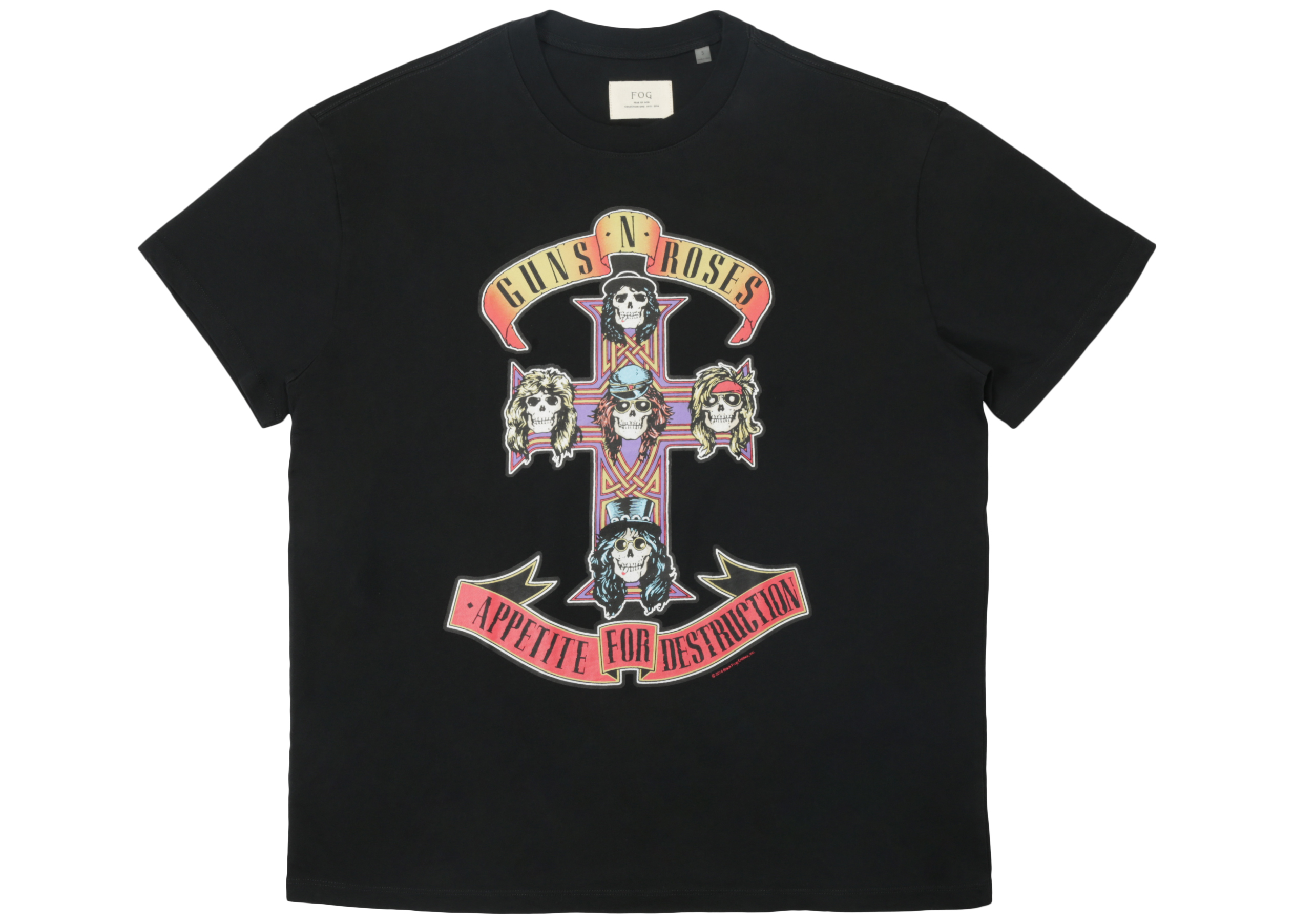 FEAR OF GOD FOG Guns N' Roses Boxy T-shirt Black