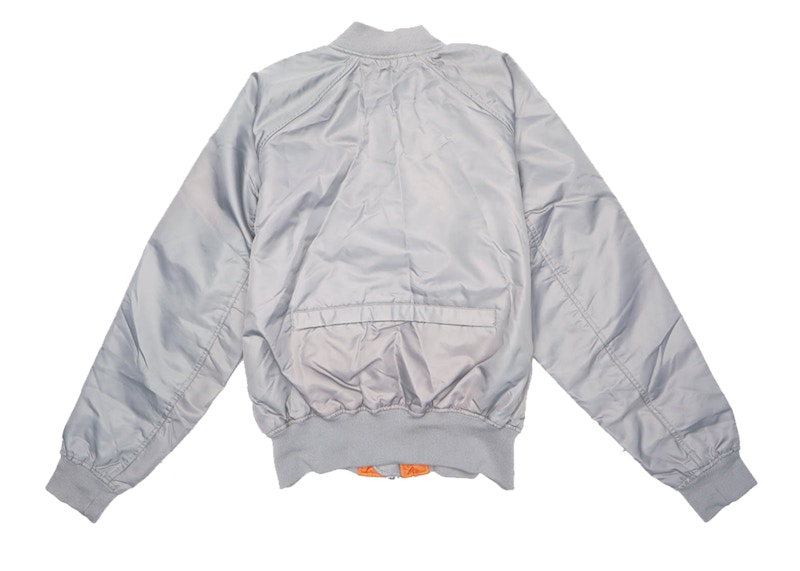 FEAR OF GOD FOG Raglan Bomber Jacket Silver Men's