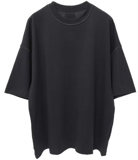 FEAR OF GOD Heavy Jersey Inside Out Tee Black - Fifth Collection