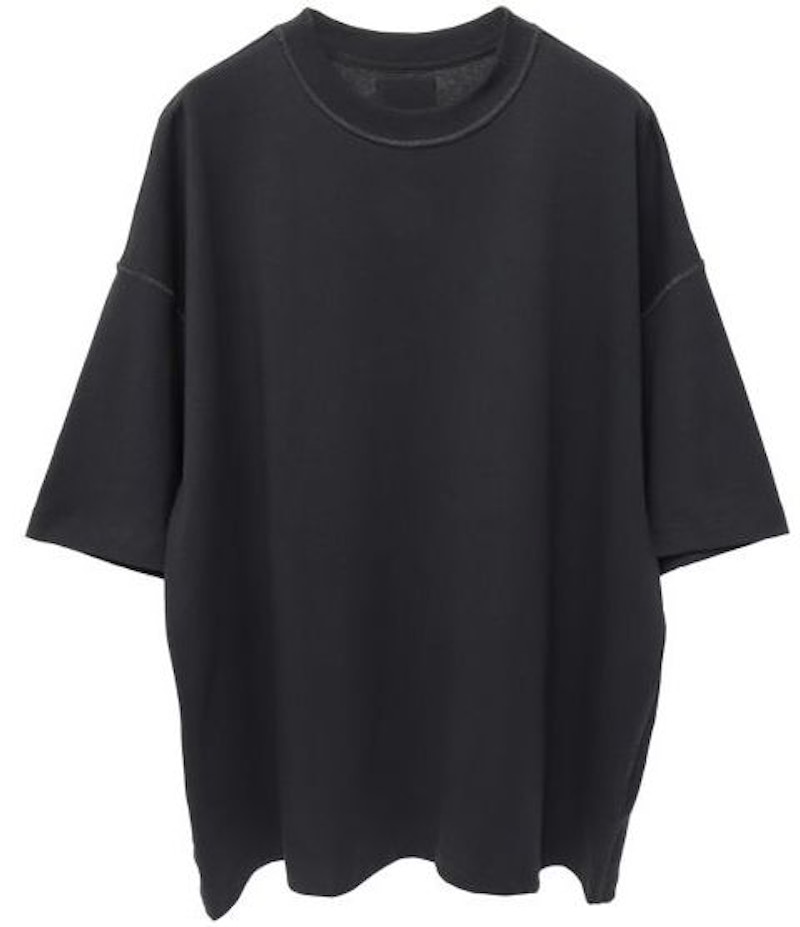 FEAR OF GOD Heavy Jersey Inside Out Tee Black Men's - Fifth Collection - US